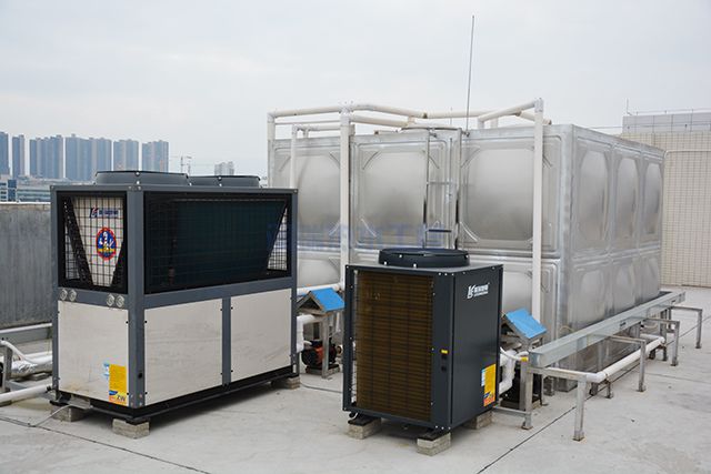  赫派工业高温空气能够热泵热水器